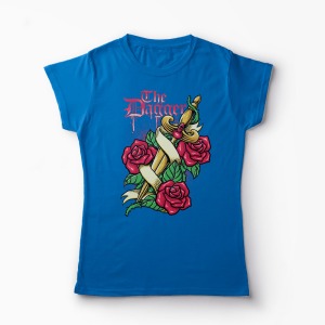 Tricou The Dagger - Femei-Albastru Regal